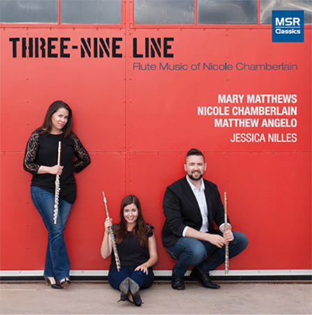 Three-Nine Line: Flute Music by Nicole Chamberlain. Performed by Mary Matthews, Matthew Angelo, and Nicole Chamberlain.