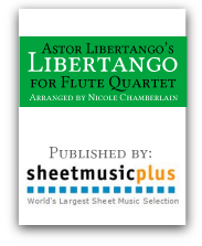 Libertango for flute quartet