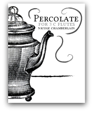 Percolate for flute trio