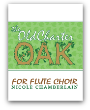 The Old Charter Oak for flute choir